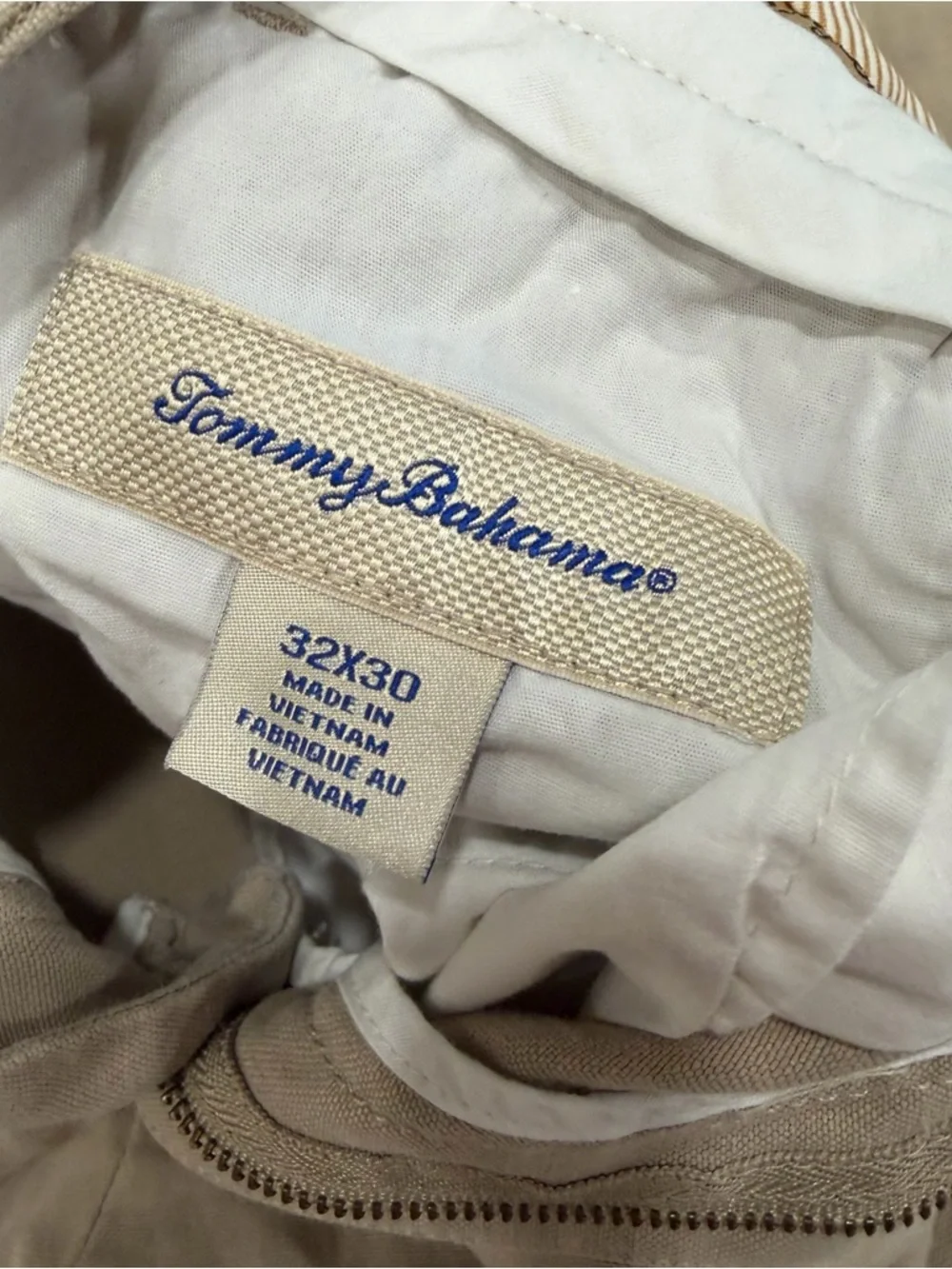 Tommy Bahama Men’s Khaki Linen/Silk Pants 32x28